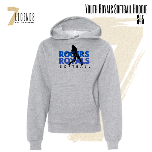 ROGERS SOFTBALL Youth Midweight Hoodie
