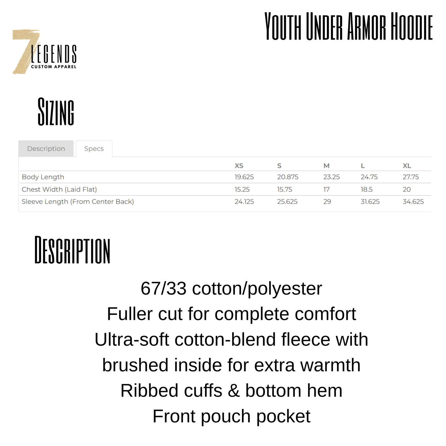 Youth Under Armour KNIGHTS HOCKEY Hoodie