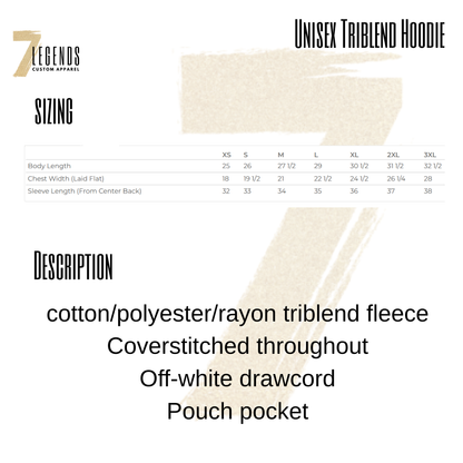 Unisex Triblend Hoodie