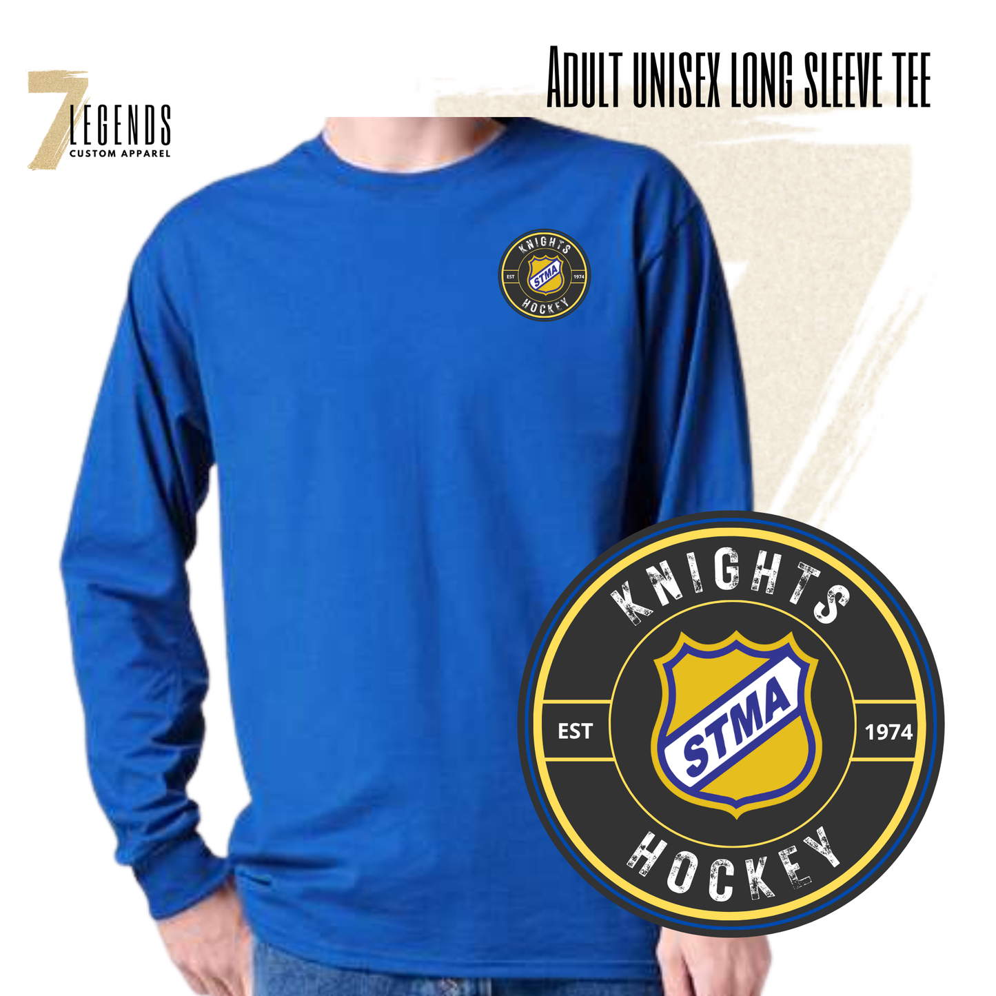 Adult STMA Hockey Long Sleeve Tee