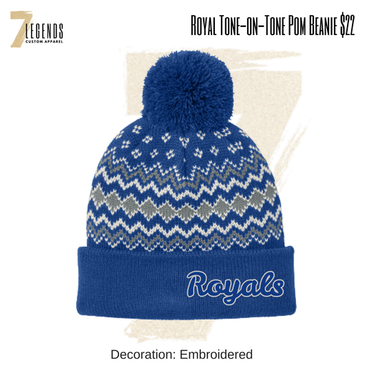 RR Royal Pom Beanie