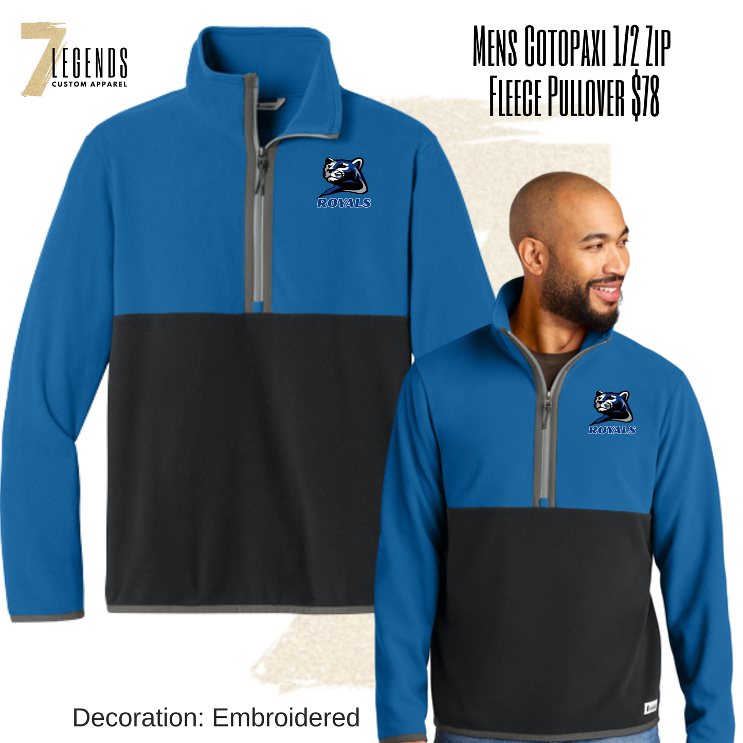 RR Mens Cotopaxi 1/2 Zip Fleece Pullover