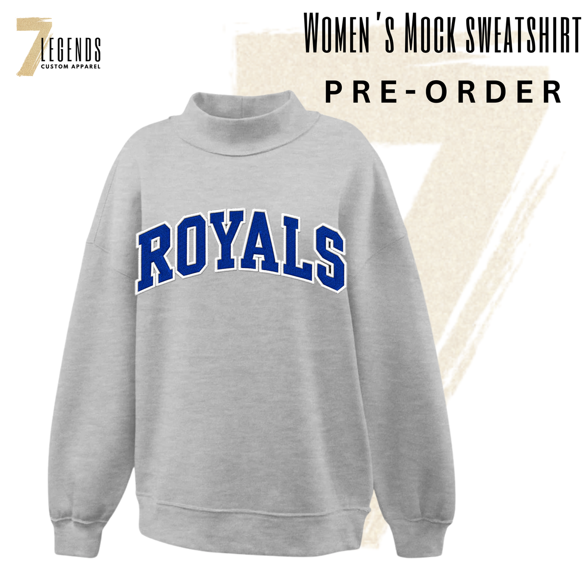 ROYALS Women's Mock Sweatshirt