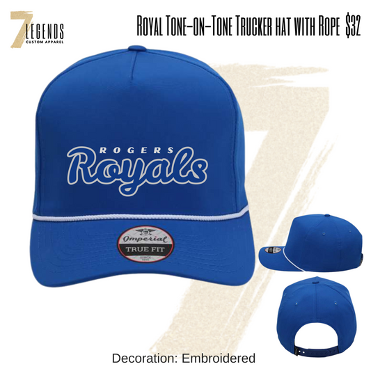 RR Tone-on-Tone Trucker Hat with Rope
