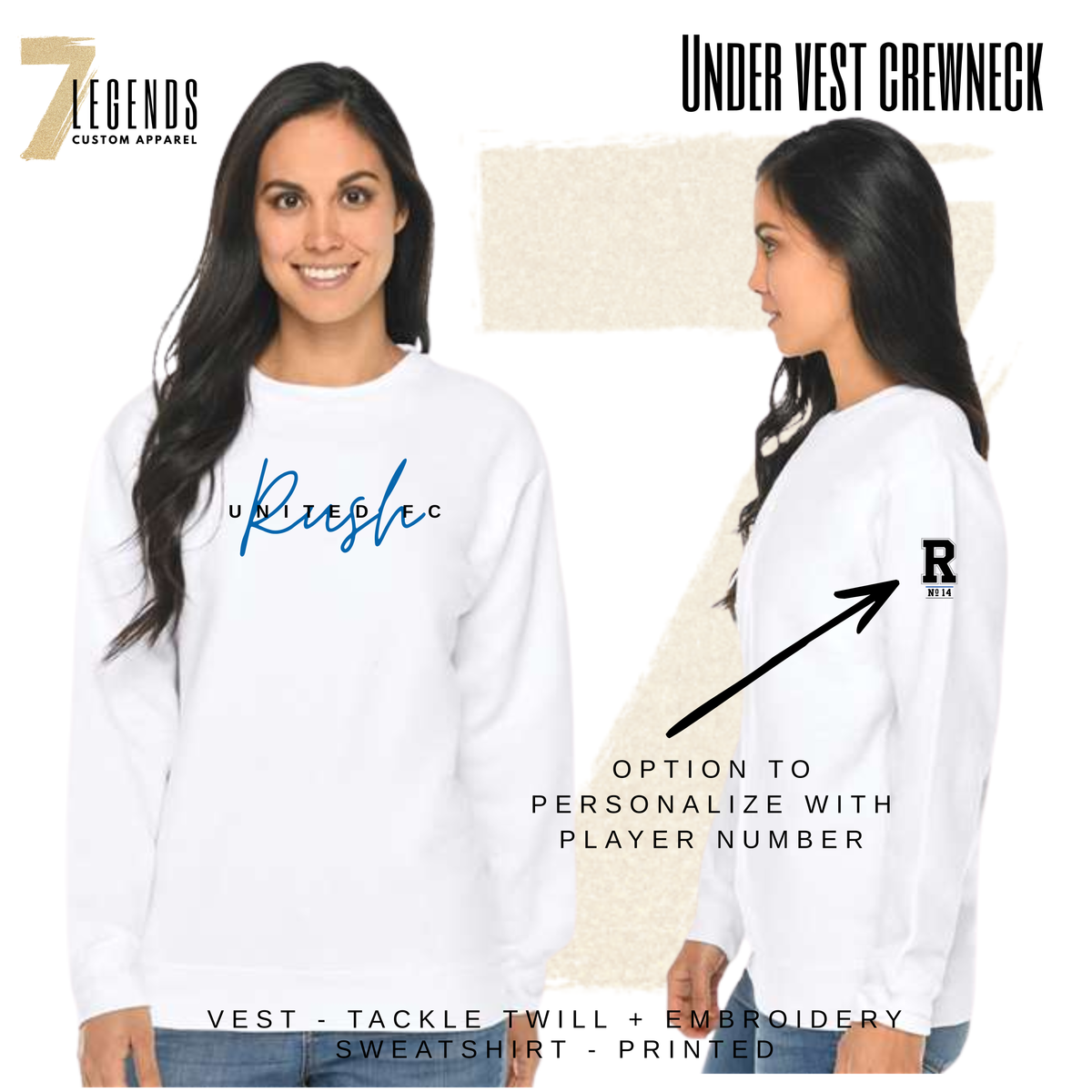 Rush Soccer Under Vest Crewneck