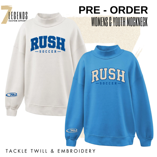 Rush Soccer Adult Mock Sweatshirt