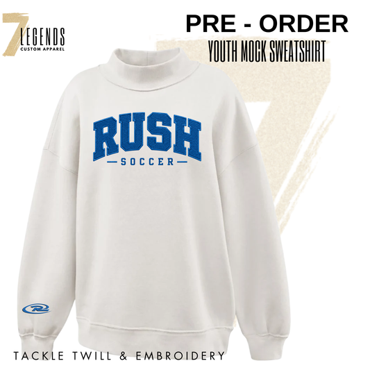 Rush Soccer Youth Mock Sweatshirt