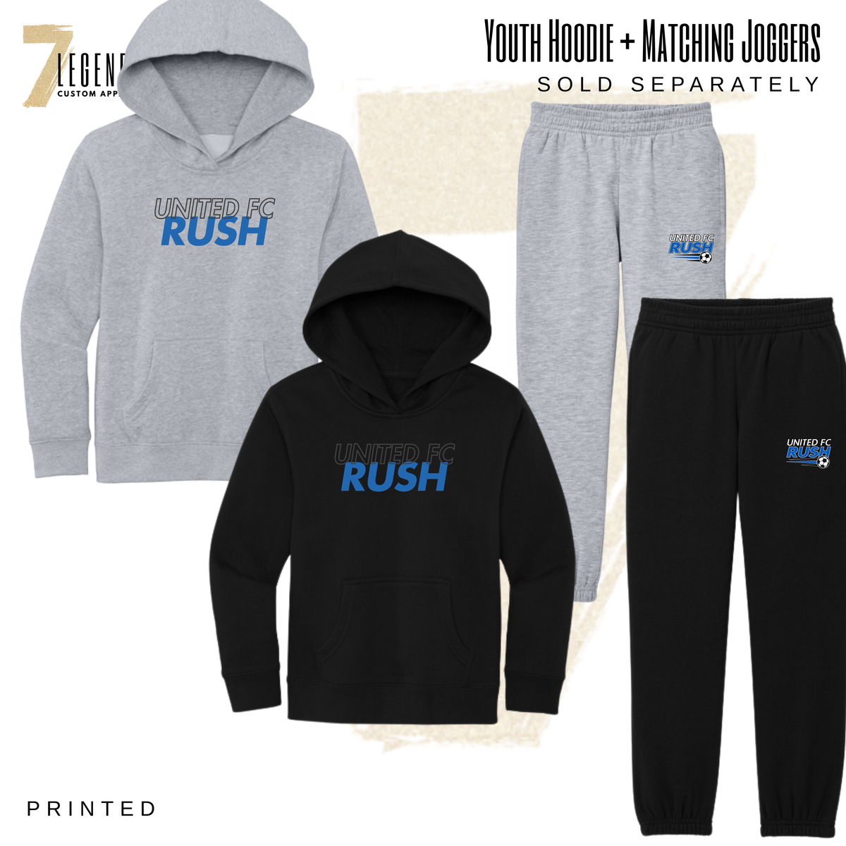 Rush Soccer Youth Hoodie + Coordinating Joggers