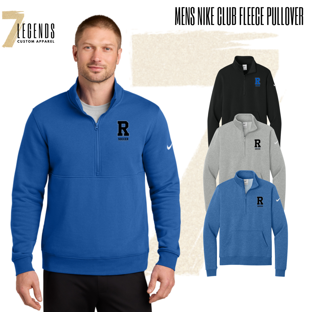 Rush Soccer Men's Nike Club Fleece Pullover