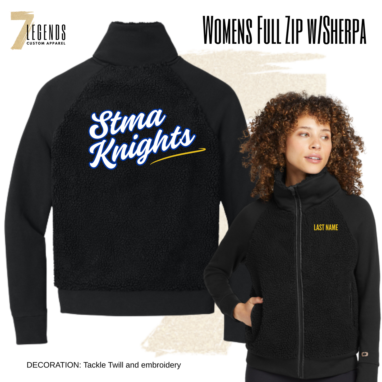 Women's Full Zip Jacket with Sherpa