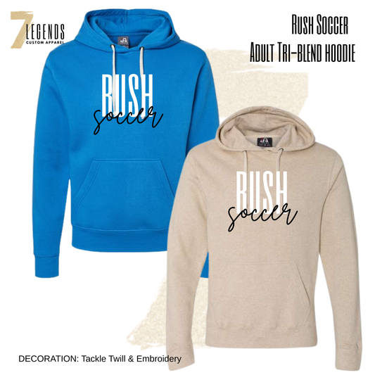Winter Rush - Adult Triblend Hoodie