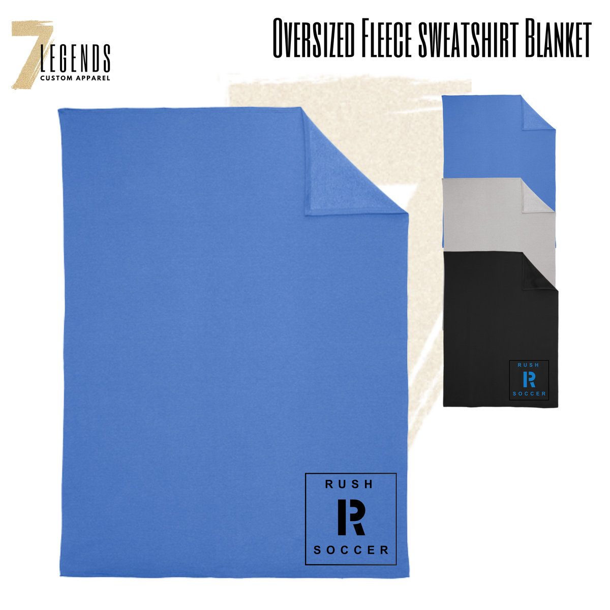Oversized Fleece Sweatshirt Blanket
