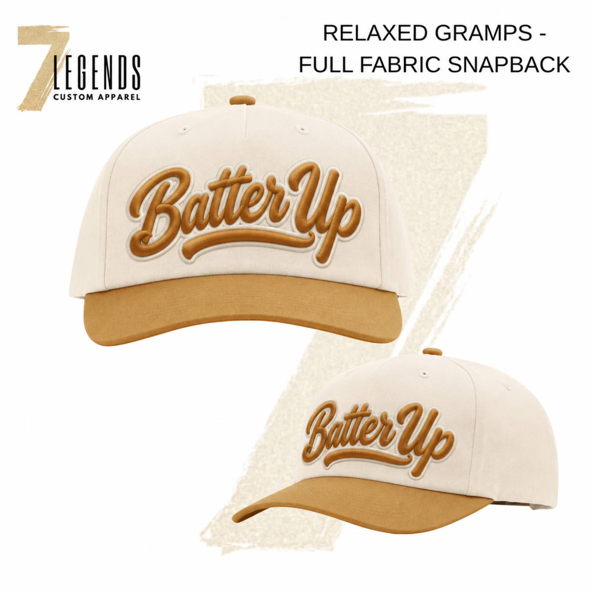 STMA Fastpitch - "Batter Up" Relaxed Gramps full fabric trucker hat