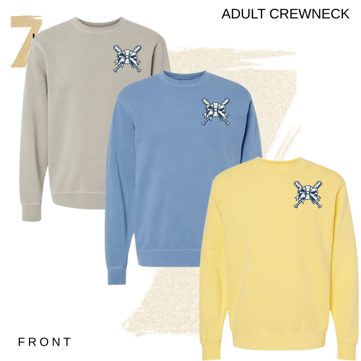 STMA Fastpitch - Adult Pigment Dyed Vintage Crew