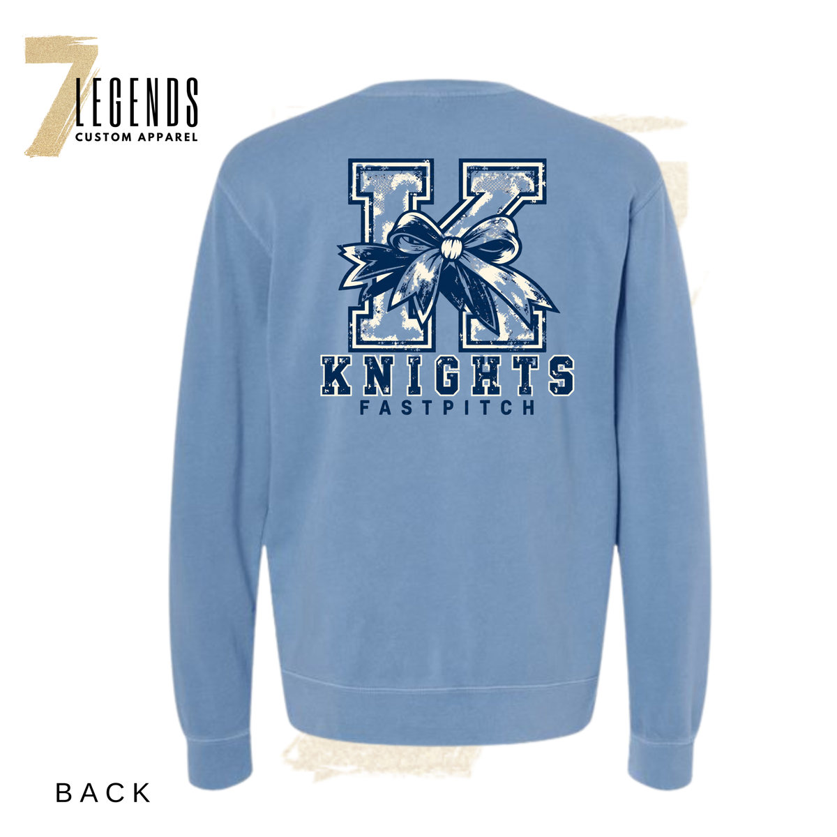 STMA Fastpitch - Adult Pigment Dyed Vintage Crew