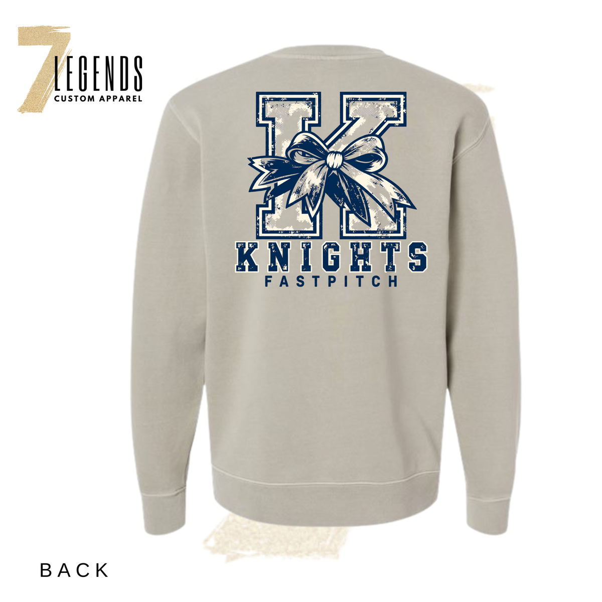 STMA Fastpitch - Adult Pigment Dyed Vintage Crew