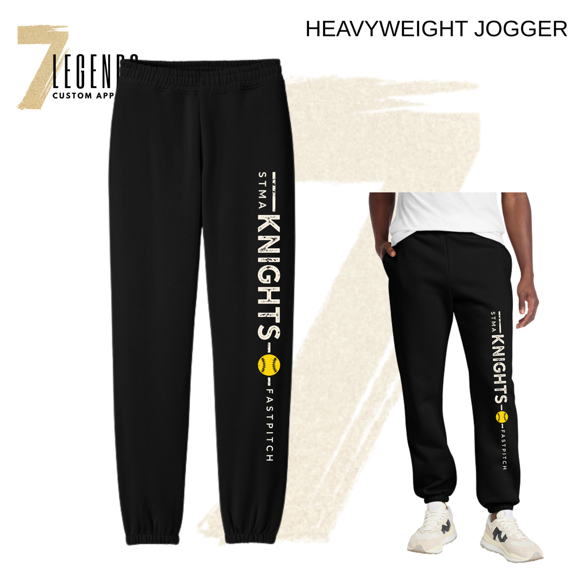 STMA Fastpitch - Adult Heavyweight Hoodie + Coordinating Heavyweight Jogger