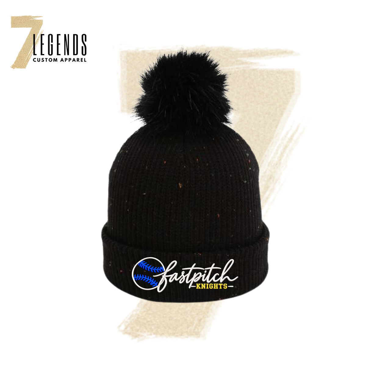 STMA Fastpitch - Pom Beanie