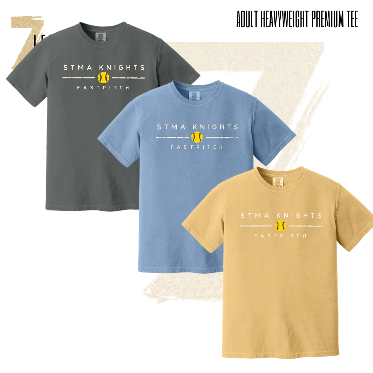 STMA Fastpitch - Adult Heavyweight Tee