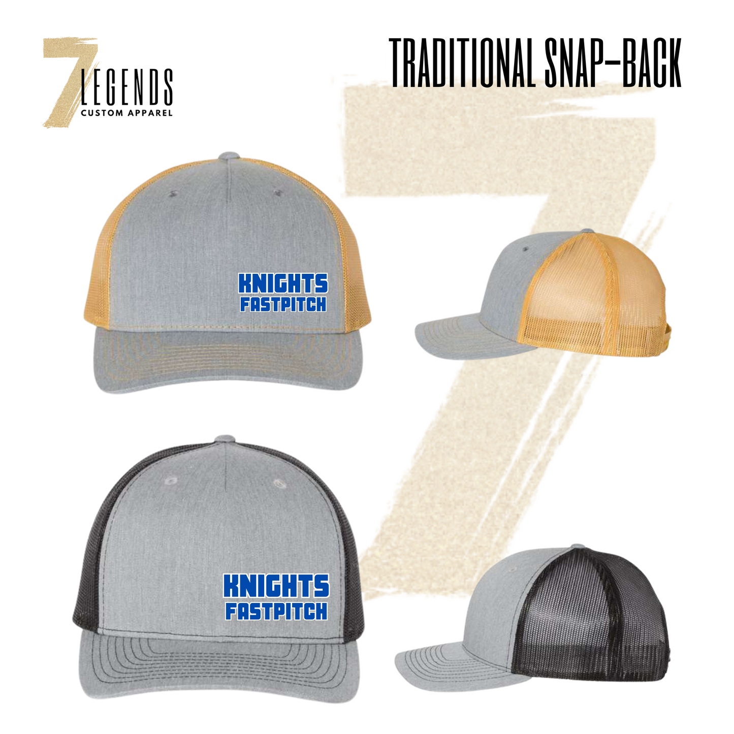STMA Softball Snap-Back Trucker Hat(s)