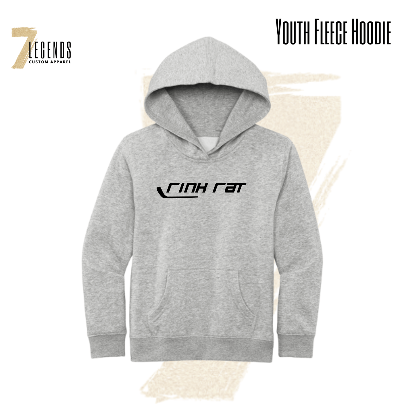 Youth Hockey Rink Rat Hoodie