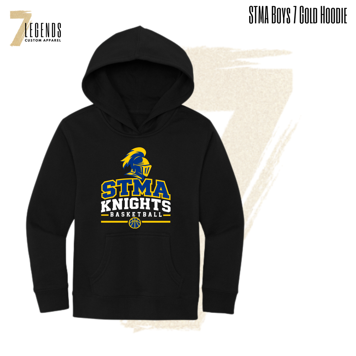 STMA Boys 7 Gold Team Hoodie