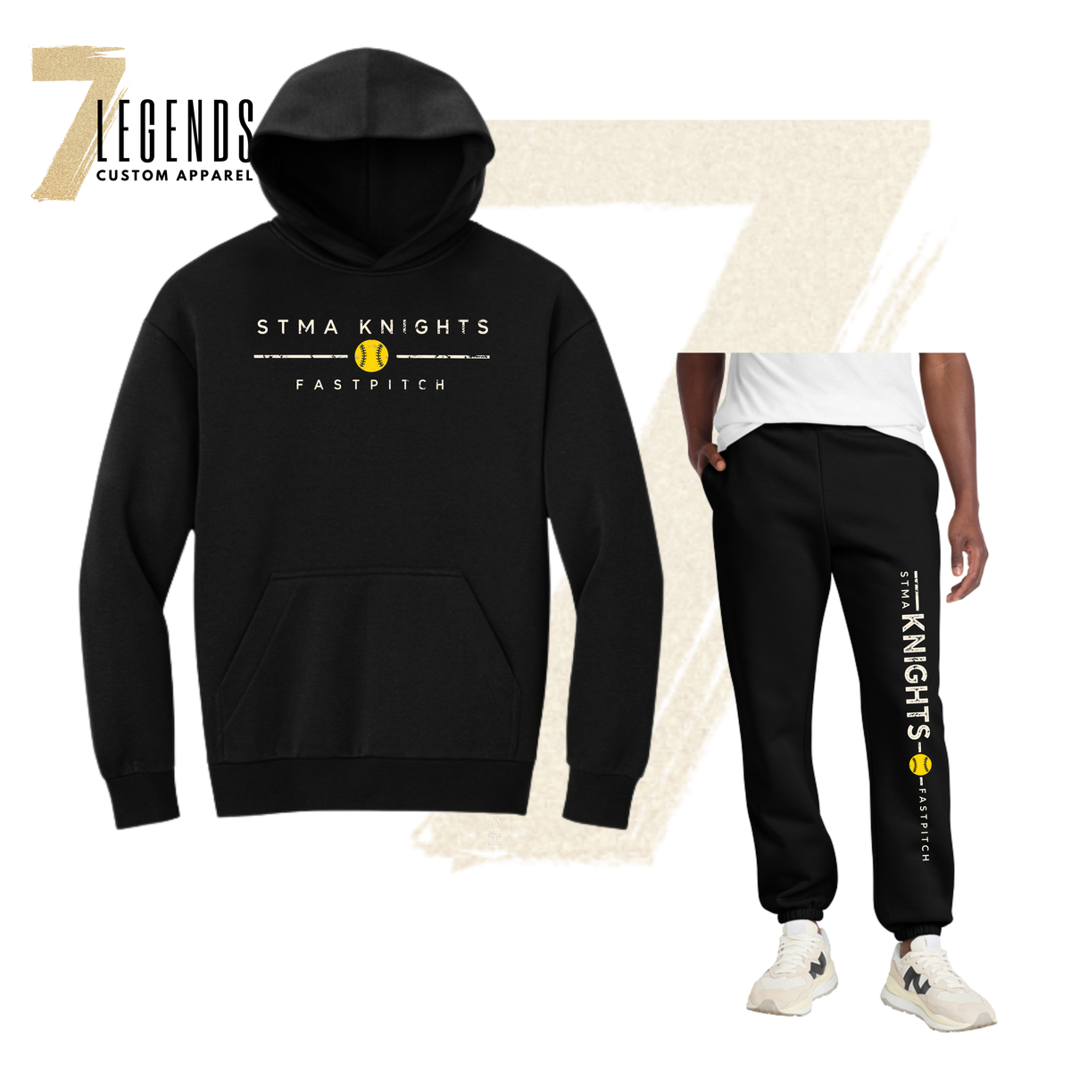 STMA Fastpitch - Adult Heavyweight Hoodie + Coordinating Heavyweight Jogger