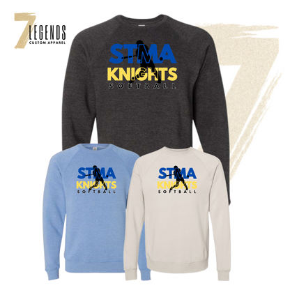 Adult Raglan Crew Sweatshirt