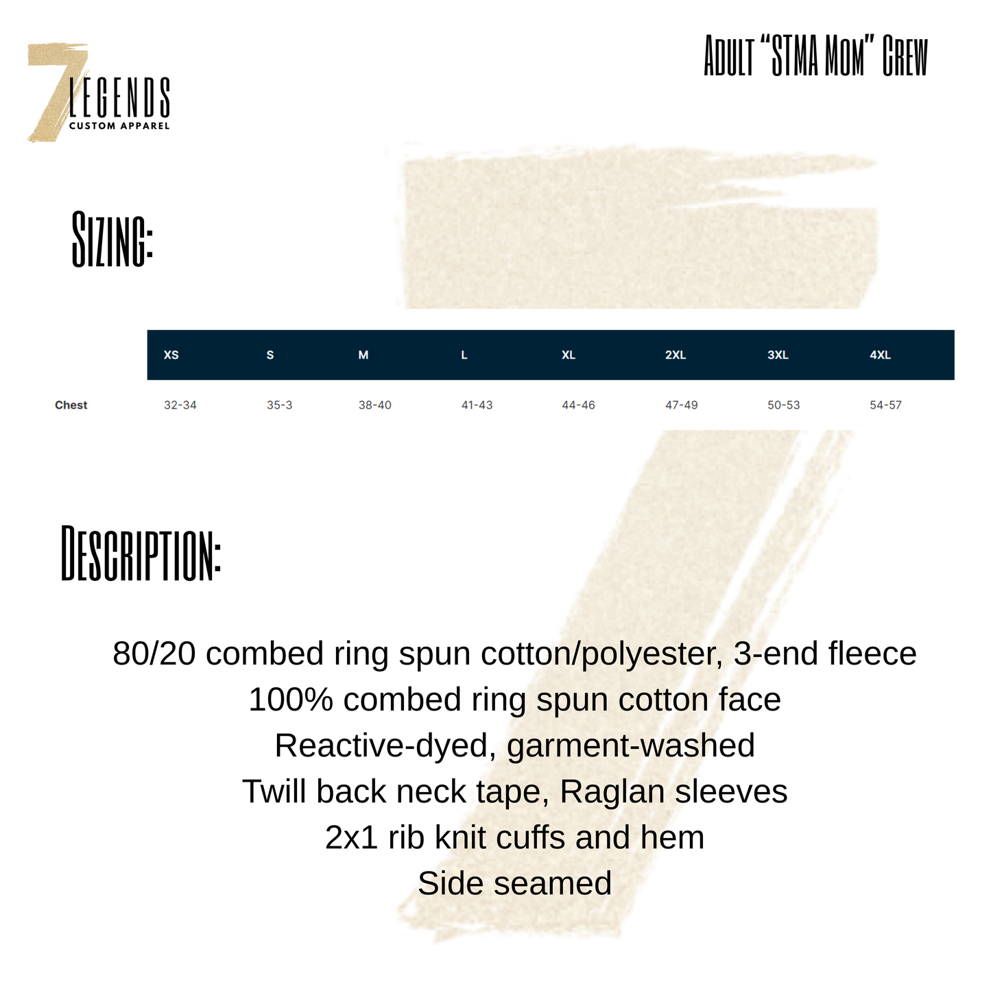 Adult Hockey Mom Crew with Hockey Shield