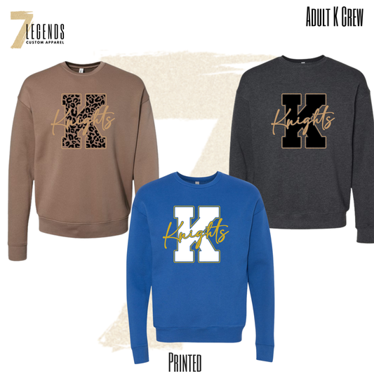 Adult K Crewneck