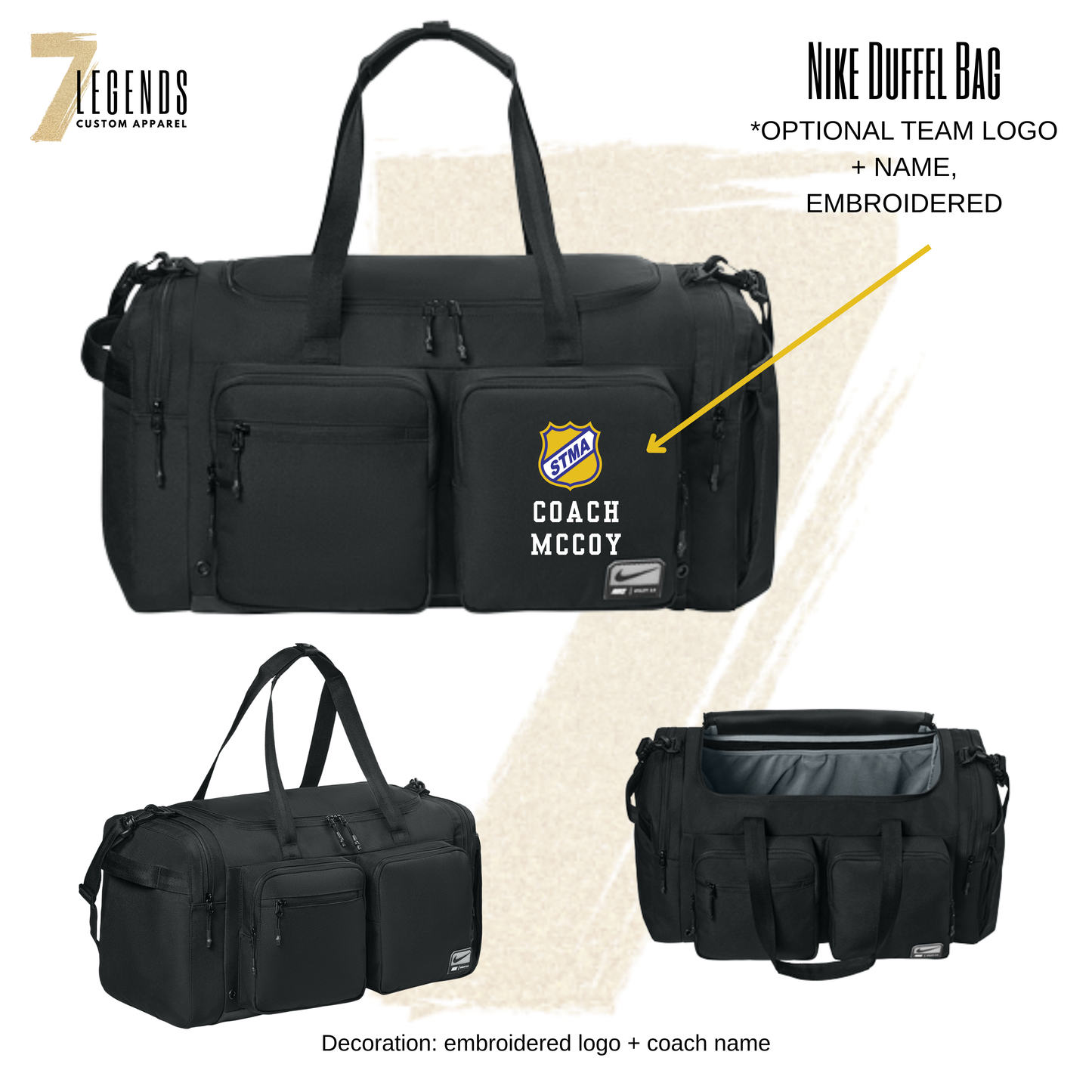 Nike Duffel Bag, customized