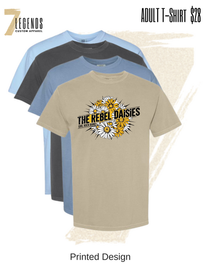 The Rebel Daisies Adult T-Shirt
