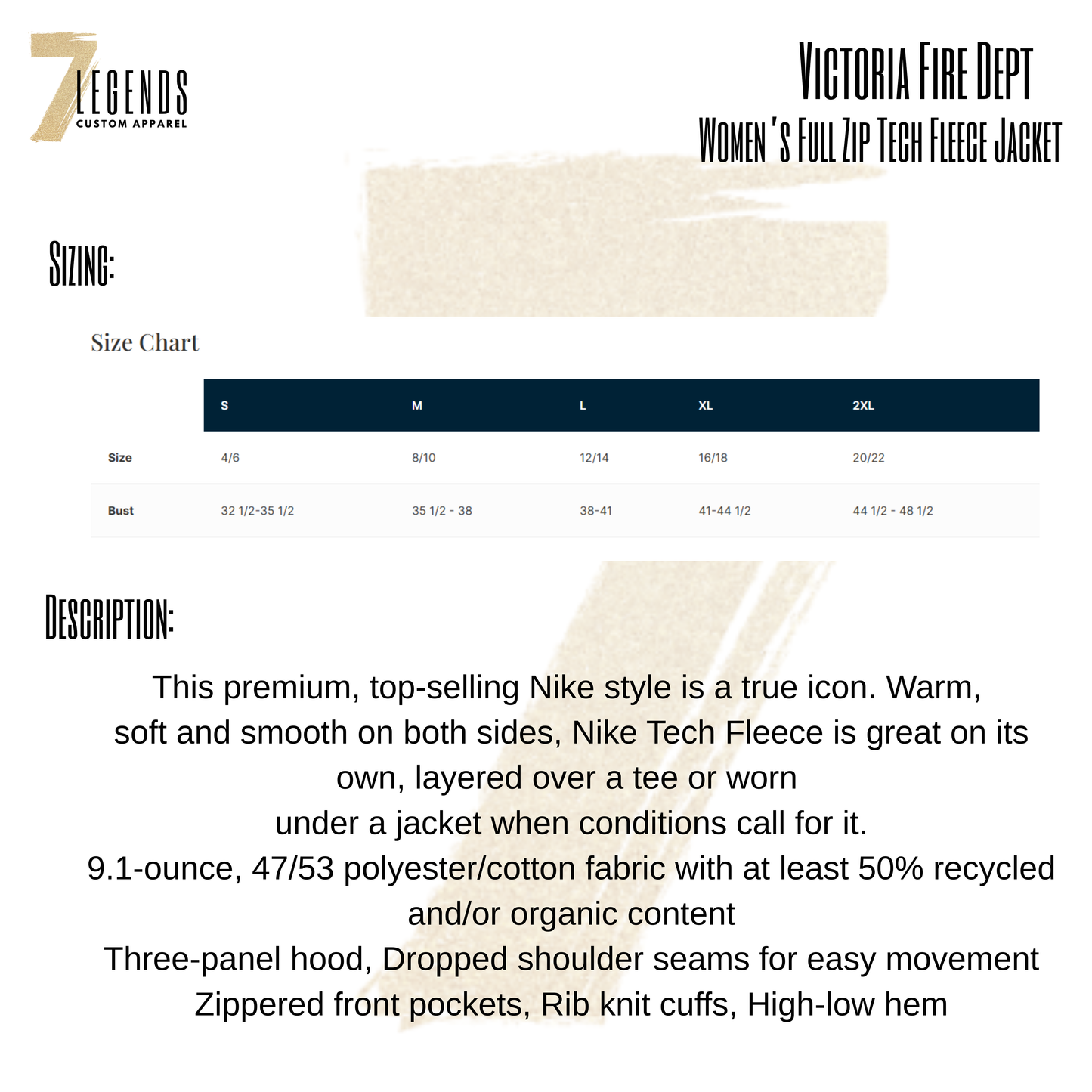 Women/s Nike Tech Fleece Full Zip Hoodie