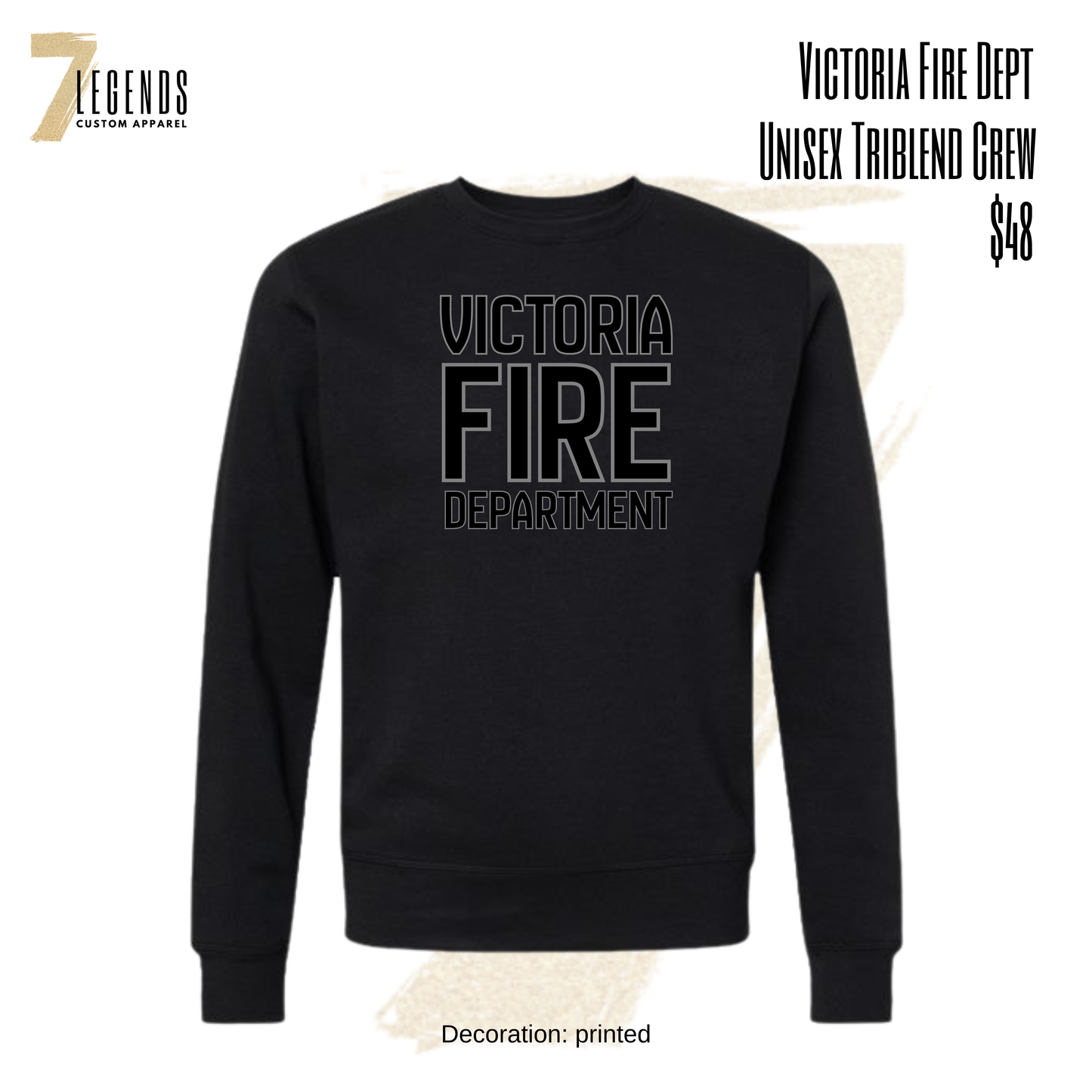 Unisex Triblend Crewneck Sweatshirt