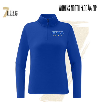 Womens STMA Hockey North Face 1/4 zip