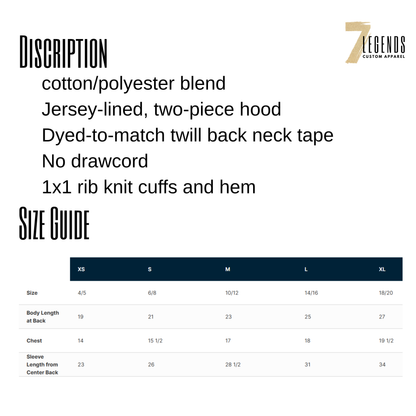 Youth Hawks Gray Hoodie