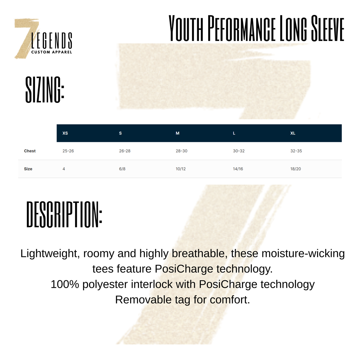 Youth Performance Long Sleeve Tee