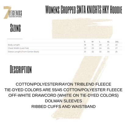 Womens Cropped STMAKNIGHTS HKY Hoodie