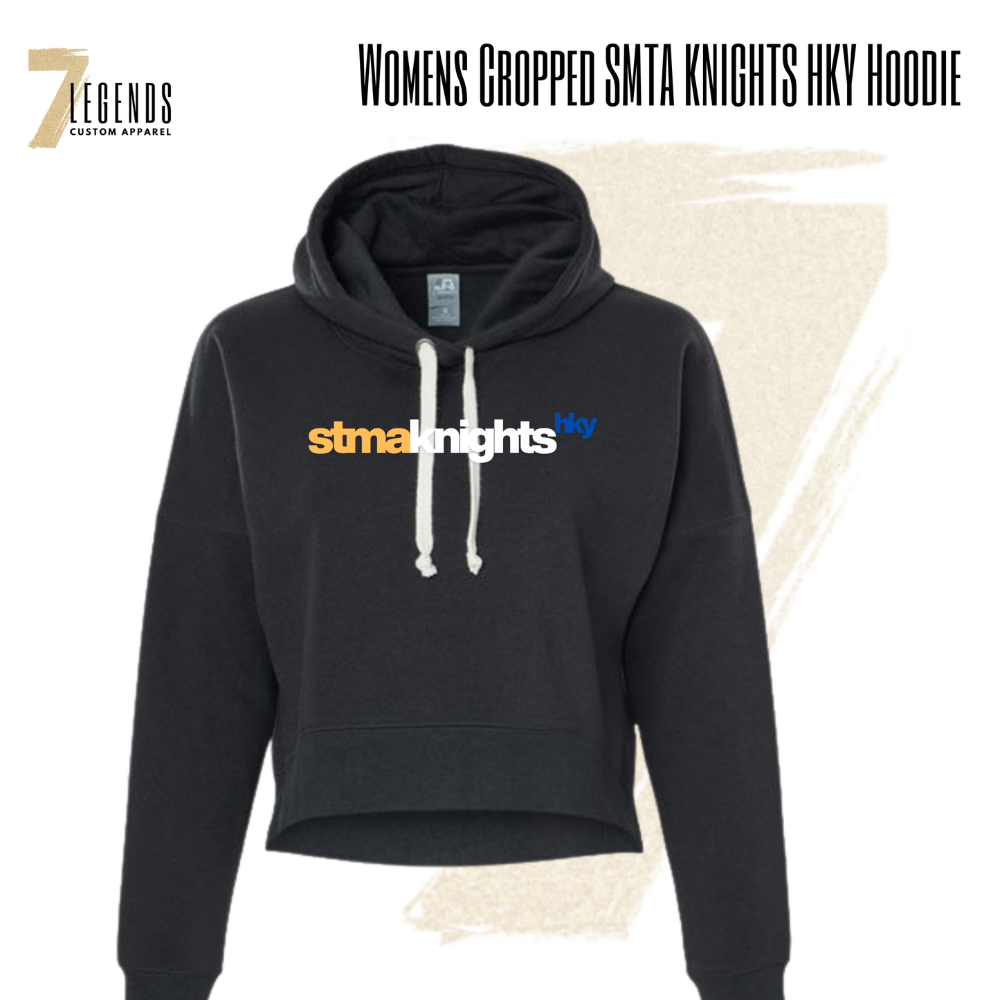 Womens Cropped STMAKNIGHTS HKY Hoodie
