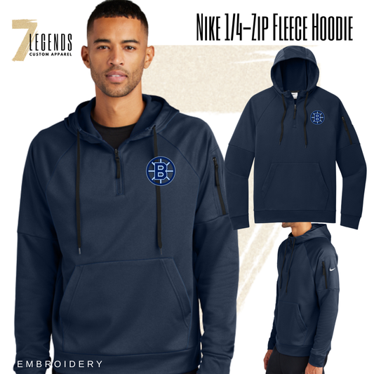 BH Men's Nike 1/4 Zip Hoodie