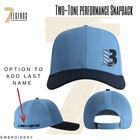 Blaine Hockey Two-Tone Performance Snapback Hat