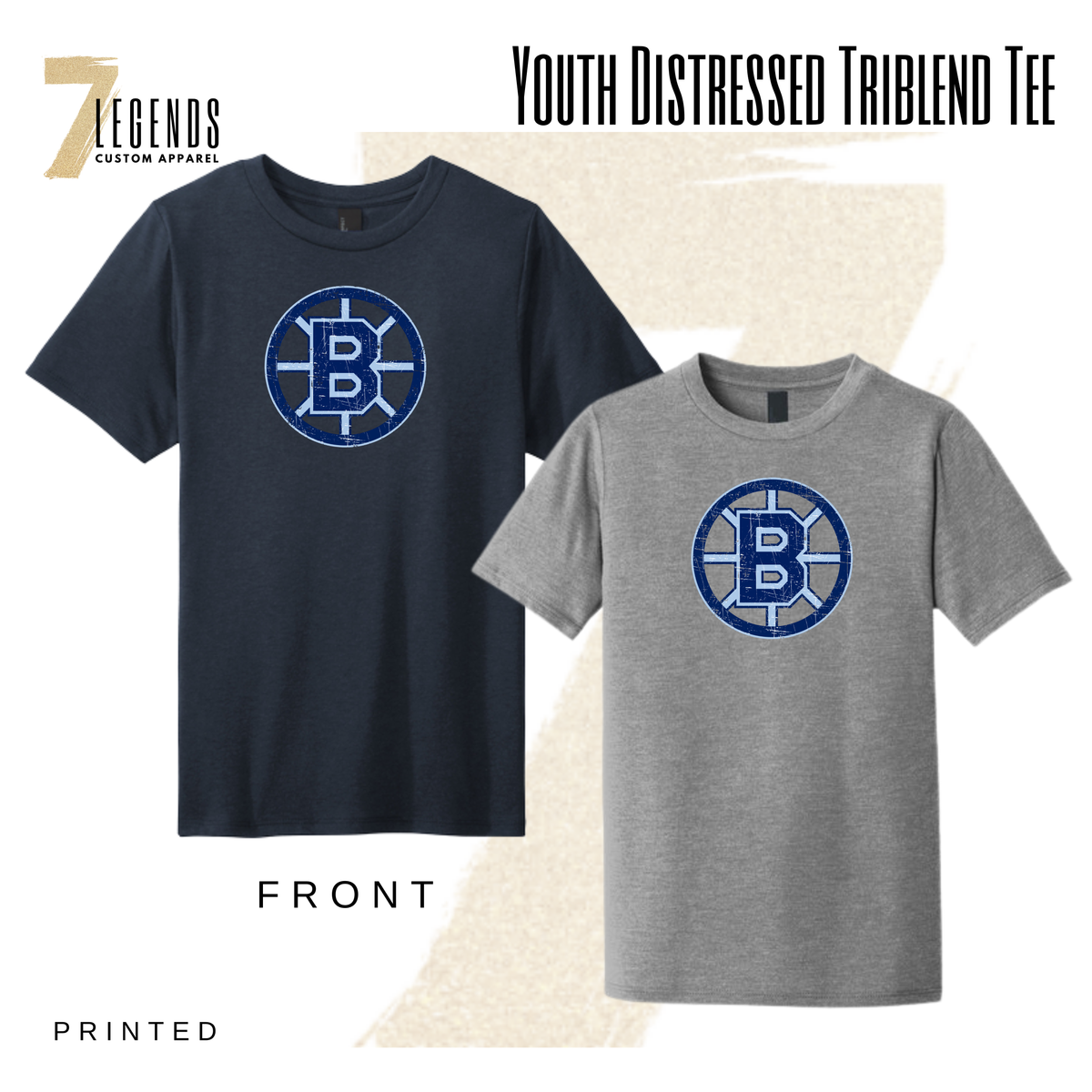 BH Youth Distressed Blaine Hockey T-Shirt